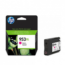 Картридж струйный HP (F6U17AE) Officejet Pro 8710/8210, №953XL пурпурный увеличенный ресурс 1600 стр., оригинальный