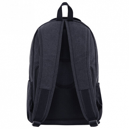 Рюкзак BRAUBERG DELTA универсальный, 2 отделения, холщовый, "Pulse", темно-серый, 44х30х14 см, 225296