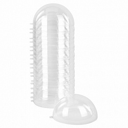 Пластиковые шары для поделок, 10 см, 10 шт., BRAUBERG HOBBY, 665395