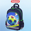 Рюкзак ПИФАГОР SCHOOL, 1 отделение, 3 кармана, "Футбольный матч", 38x28х14 см, 273171