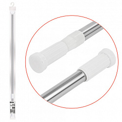 Карниз штанга для ванной телескопический 110-200 см, нержавеющая сталь, PRIMILA (ПРИМИЛА), 700108