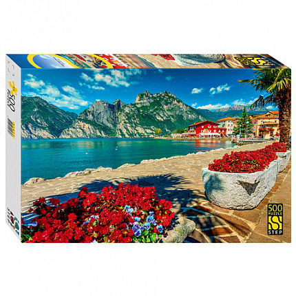 Пазл картонный 500 элементов, АССОРТИ, поле 50х34,5 см, STEP PUZZLE