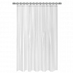 Шторка для ванной EVA, 180х200 см, кольца в комплекте, БЕЛЫЕ ЛИНИИ, PRIMILA (ПРИМИЛА), 700105