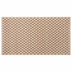 Коврик для ванны противоскользящий 66х36 см, "Мозаика", бежевый, ТПЭ, присоски, PRIMILA (ПРИМИЛА), 700387