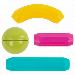 Магнитный конструктор MAGNETIC STICKS, 72 магнитные детали, BRAUBERG KIDS, 665722