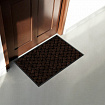 Коврик придверный 60х90 см, КОРИЧНЕВЫЙ, влаго-грязезащитный, 450 г/м2, плетение, PRIMILA (ПРИМИЛА) KRAFT, 701049