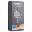 Перчатки латексные смотровые 25 пар (50 штук), прочные, размер 8-9, L (большой), BENOVY High Risk