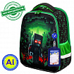 Ранец BRAUBERG FIT, 2 отделения, "Night warrior", 38х27х14 см, 272023