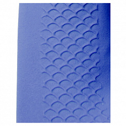 Перчатки латексные КЩС, сверхпрочные, плотные, хлопковое напыление, размер 9,5-10 XL, очень большой, синие, HQ Profiline, 74736