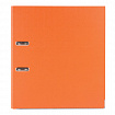 Папка-регистратор BRAUBERG с покрытием из ПВХ, 80 мм, с уголком, оранжевая (удвоенный срок службы), 227199
