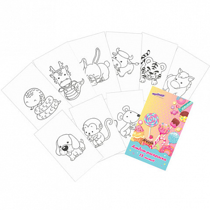 Набор ЮНОГО ХУДОЖНИКА "Candy Land" для рисования и творчества в кейсе ЮНЛАНДИЯ, 163 предмета, 664633