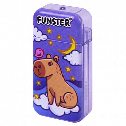 Корректирующая лента FUNSTER (ФАНСТЕР) "КАПИБАРЫ", 5 мм х 5 м, КОМПЛЕКТ 6 штук, пенал с zip-замком, 273021