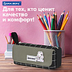Пенал мягкий BRAUBERG, 1 отделение, карман на липучке, значок, 22х10х6 см, "Черная клетка", 273579