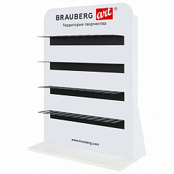 Стойка под масляные краски настольная BRAUBERG ART, акрил, 83х60х29см, 505928