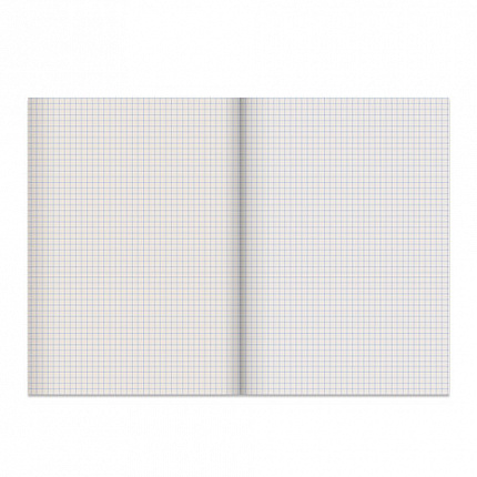 Тетрадь бумвинил, А4, 96 л., скоба, офсет №2 ЭКОНОМ, клетка, STAFF, СИНИЙ, 403408