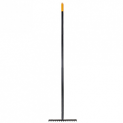 Грабли 14 зубьев цельнометаллические 35х10 см, ОБЩАЯ ДЛИНА 150 см, черенок сталь, RABBITEX (РАББИТЕКС) "LONG HANDLE", 700493