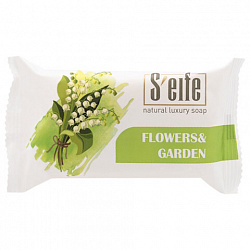 Мыло туалетное 100г S'EIFE "Flowers&Garden" (Цветы и Сад) ММЗ, штампованное, ш/к 9202
