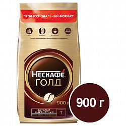 Кофе молотый в растворимом NESCAFE "Gold" 900 г, сублимированный, 12348493