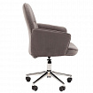 Кресло офисное Chairman CH 130, велюр, темно-серое, 7142119