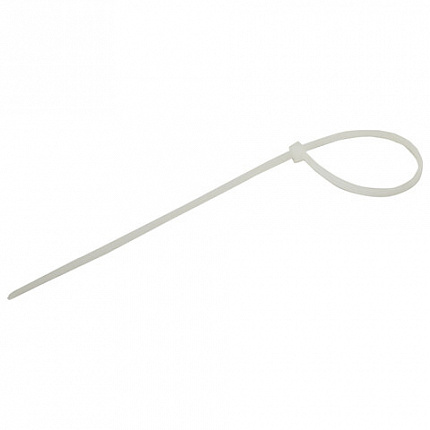 Хомуты (стяжки), нейлоновые, 3,6 мм х 250 мм, комплект 100 шт., белые, европодвес, 57-0250