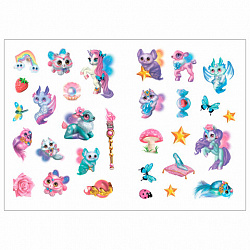 Раскраска с наклейками АССОРТИ "Волшебные питомцы", 29,5х21 см, 3+, МС