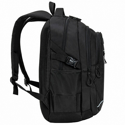 Рюкзак BRAUBERG CONTENT универсальный, 3 отделения, светоотражающий принт, "Minimal", 47х33х18 см, 273844