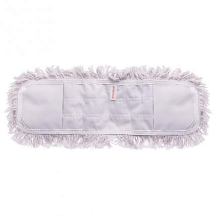 Насадка МОП плоская для швабры/держателя 40 см, карманы (ТИП К), хлопок (ворс 4,5 см), LAIMA, 603115