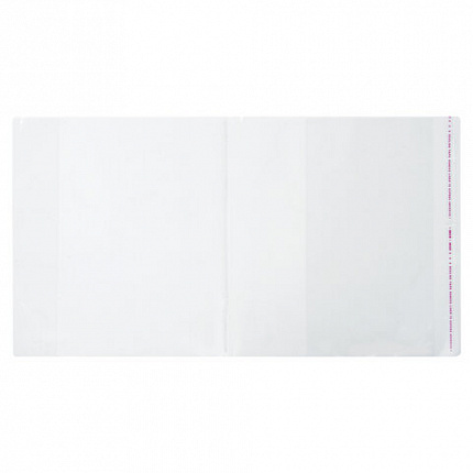 Обложки 210х380 мм, КОМПЛЕКТ 10 шт., для тетрадей и дневников, ПИФАГОР, КЛЕЙКИЙ КРАЙ, ПП, 80 мкм, 229343