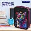 Пенал BRAUBERG, 2 отделения, полиэстер, 21х14 см, "Ловец бабочек", 272330