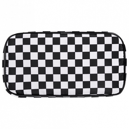 Пенал-органайзер BRAUBERG, 1 отделение, полиэстер, 22x11,5x6 см, "Black and white", 271572