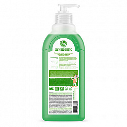 Мыло жидкое 500 мл SYNERGETIC "Луговые травы", гипоаллергенное, биоразлагаемое, дозатор, 105053