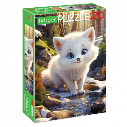 Пазл картонный "МИР ПУШИСТЫХ ЧУДЕС" 260 элементов АССОРТИ, 220х330 мм, HATBER