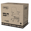 Кресло детское с подставкой для ног BRABIX KIDS "MG-215", сетка/ткань TW, розовое, 533311