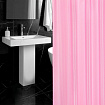Шторка для ванной ПОЛИЭСТЕР, 180х180 см, кольца в комплекте, РОЗОВЫЙ БРИЛЛИАНТ, PRIMILA (ПРИМИЛА), 700092
