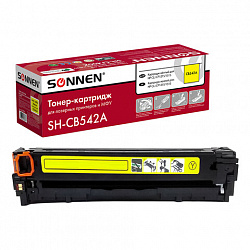 Картридж лазерный SONNEN (SH-CB542A) для HP CLJ CP1215/1515 ВЫСШЕЕ КАЧЕСТВО, желтый, 1400 страниц, 363956