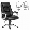 Кресло офисное BRABIX PREMIUM "Grand EX-501", рециклированная кожа, черное, 531950