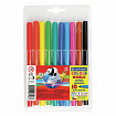Фломастеры 10 ЦВЕТОВ CENTROPEN "Colour World", круглые, смываемые, 7550/10TP, 775501084