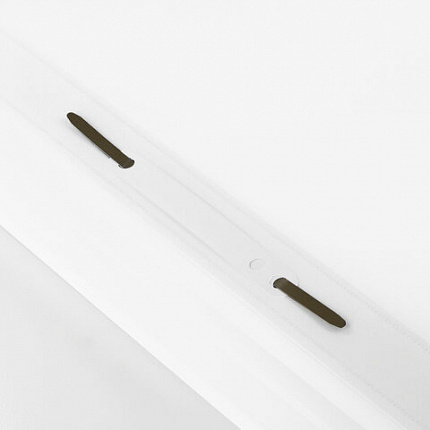 Скоросшиватель пластиковый BRAUBERG, А4, 130/180 мкм, белый, 228676