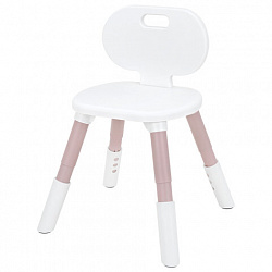 Стул детский BRABIX KIDS CC-001, 2-8 лет, пластик розовый + белый, 533294
