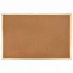 Доска пробковая для объявлений 60х90 см, деревянная рамка, ГАРАНТИЯ 10 ЛЕТ, РОССИЯ, BRAUBERG, 236860