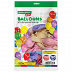 Шары воздушные 30 см, 100 штук, "МАКАРУНС", ассорти, BRAUBERG KIDS, 591879