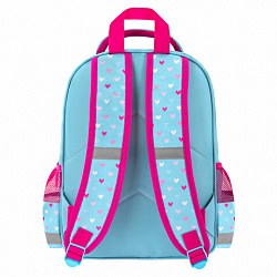 Рюкзак ПИФАГОР SCHOOL, 1 отделение, 3 кармана, "Милый зайчик", 38x28х14 см, 273168
