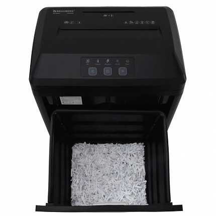 Уничтожитель (шредер) BRAUBERG PROFESSIONAL PS-623n, CD, "HeavyDuty", 7 уровень секретности, 1х2 мм, 6 листов, корзина 23 литра, 532592
