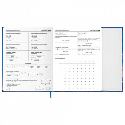 Дневник 1-11 класс 48 л., твердый, BRAUBERG, матовая ламинация, магнитный клапан, закладка-ляссе, с подсказом, "Magic", 107243