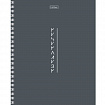 Тетрадь А5, 80 л., HATBER, гребень, клетка, Soft-touch ламинация, "Криптография" (микс в спайке), 090314, 80Т5лВ1гр