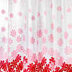 Шторка для ванной PEVA, 180х180 см, кольца в комплекте, дизайн ассорти, ЦВЕТЫ, WBZ (ВБЗ), 700071