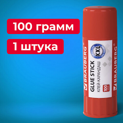 Клей-карандаш BRAUBERG, 100 г, 270439