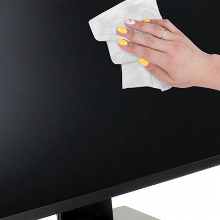 Салфетки для экранов всех типов и оптики ОФИСМАГ, туба 100 шт., влажные, 510483