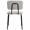 Стулья BRABIX "Ideal CF-080", КОМПЛЕКТ 4 шт., черный каркас, букле серый, 533256