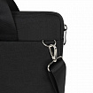 Сумка портфель HEIKKI PROFITABLE (ХЕЙКИ) с отделением для ноутбука 14", 2 кармана, черная, 26х36х3 см, 272598